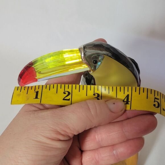 Swarovski Crystal Toucan Exotic Bird - Crystal Paradise Collection - Picture 8 of 11